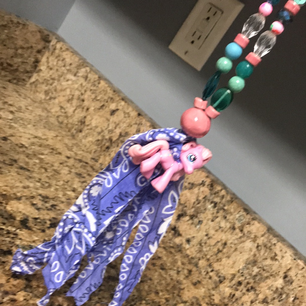 My Little Pony Party Time Necklace Ooak 25$